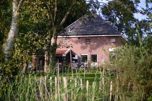 home with a field